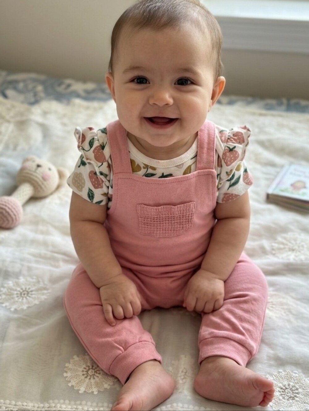 Pink Baby Overalls Romper - Cute Kids Bottoms